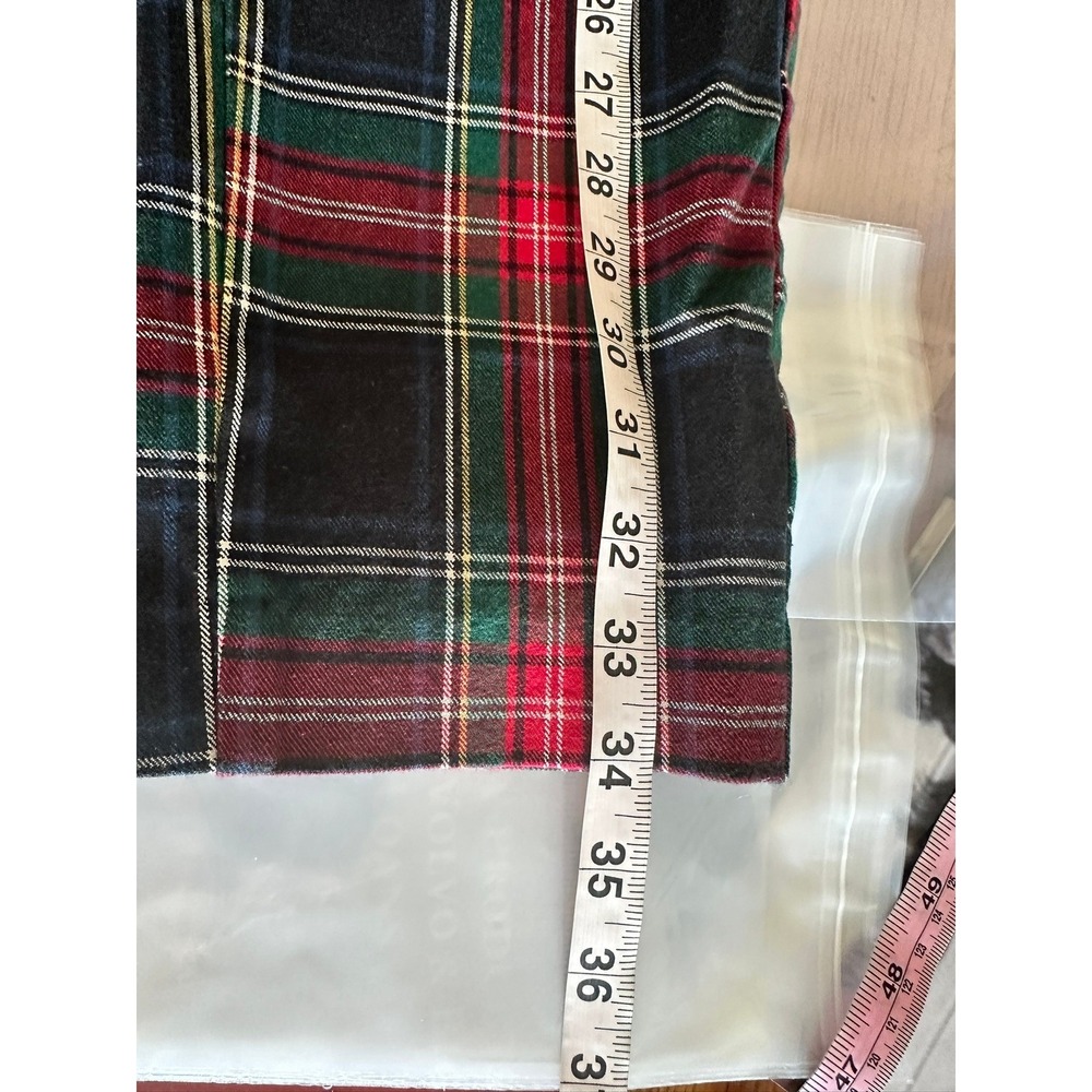 Old Navy Plaid Pixie Skinny Pants Women's Size 16 Extra High Rise Secret Pockets - Picture 7 of 7